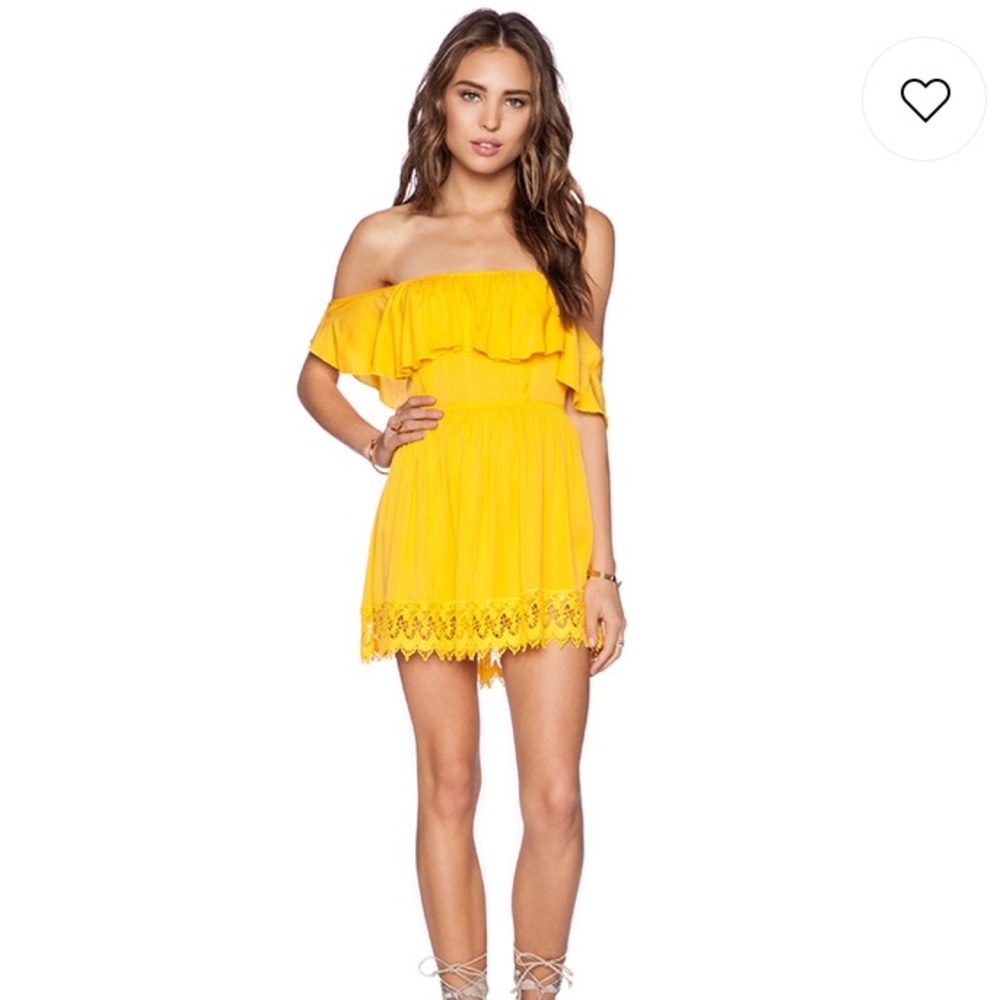 Lovers + Friends Dream Vacay Dress in El Dorado - Picture 2 of 2